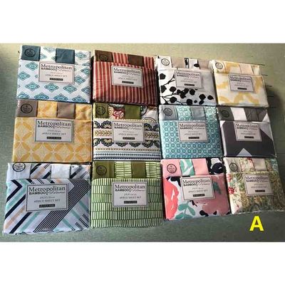 6pcs マイクロファイバーベッドシートセット 80gm 100%ポリエステル 詰め込みなし