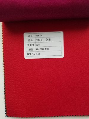 暖かい耐久性 90% ウールブレンド スーツ 秋冬コート用 素材 体重 870g/m
